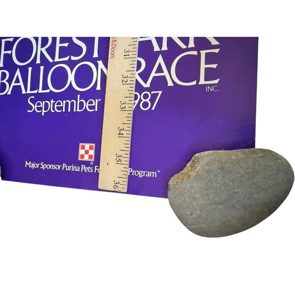 VTG 1987 The Great Forest Park Hot Air Balloon Race Poster Pets For People READ - Picture 3 of 8